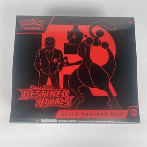Juego de cartas coleccionables Pokémon escarlata y violeta rivales destinados élite caja de entrenamiento ETB nuevo en mano - Imagen 1 de 8