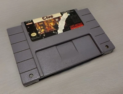 Clue SNES Super Nintendo Cartridge Vintage Family Game Retro Tested - Image 1 of 4