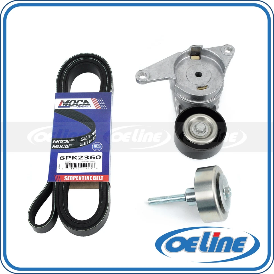 Kit de componentes de cinturón serpentino para Buick Chevrolet Traverse GMC Acadia Saturn Vue Foto 1 de 4