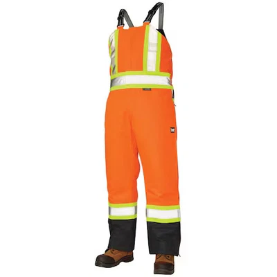 Tough Duck S79811 Medium Hi-Vis Insulated Bibs, Florescent Orange - Image 1 of 4