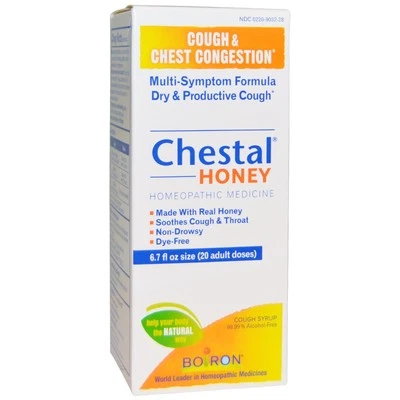 Boiron Chestal Honey Cough & Chest Congestion Homeopathic Medicine Syrup 6.7 oz - Image 1 of 4