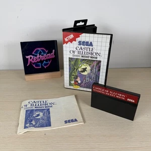 Castle Of Illusion Starring Mickey Mouse, Master System, PAL, Boxed with Manual - Picture 1 of 8