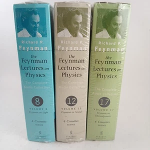 The Feynman Lectures On Physics 6 Audiocassettes Volumes 8, 12, & 17 Light Sound - Bild 1 von 18