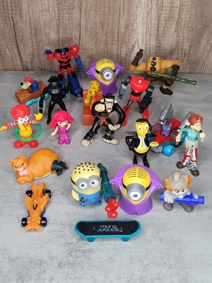 Vintage McDonalds Happy Meal Kids Meal Toys Mulitple Characters Lot of 19 - Image 1 of 4