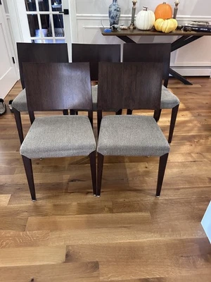 Calligaris 亚洲椅子 5 件套复古深橡木。 状况良好。  Mid Century — 第 1/4 张图片