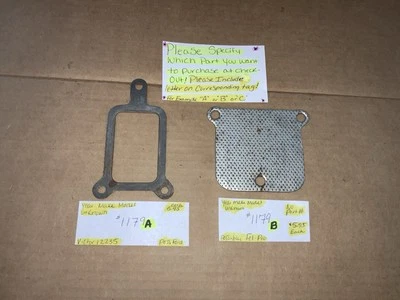 2 Different MISCELLANEOUS AUTOMOTIVE GASKETS VICTOR & Poss Fel Pro, $5.95 each Foto 1 de 4