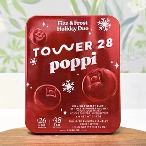 Tower 28 x Poppi Fizz + Frost Holiday Duo Lipgloss und Blush Limited Edition - Bild 1 von 4