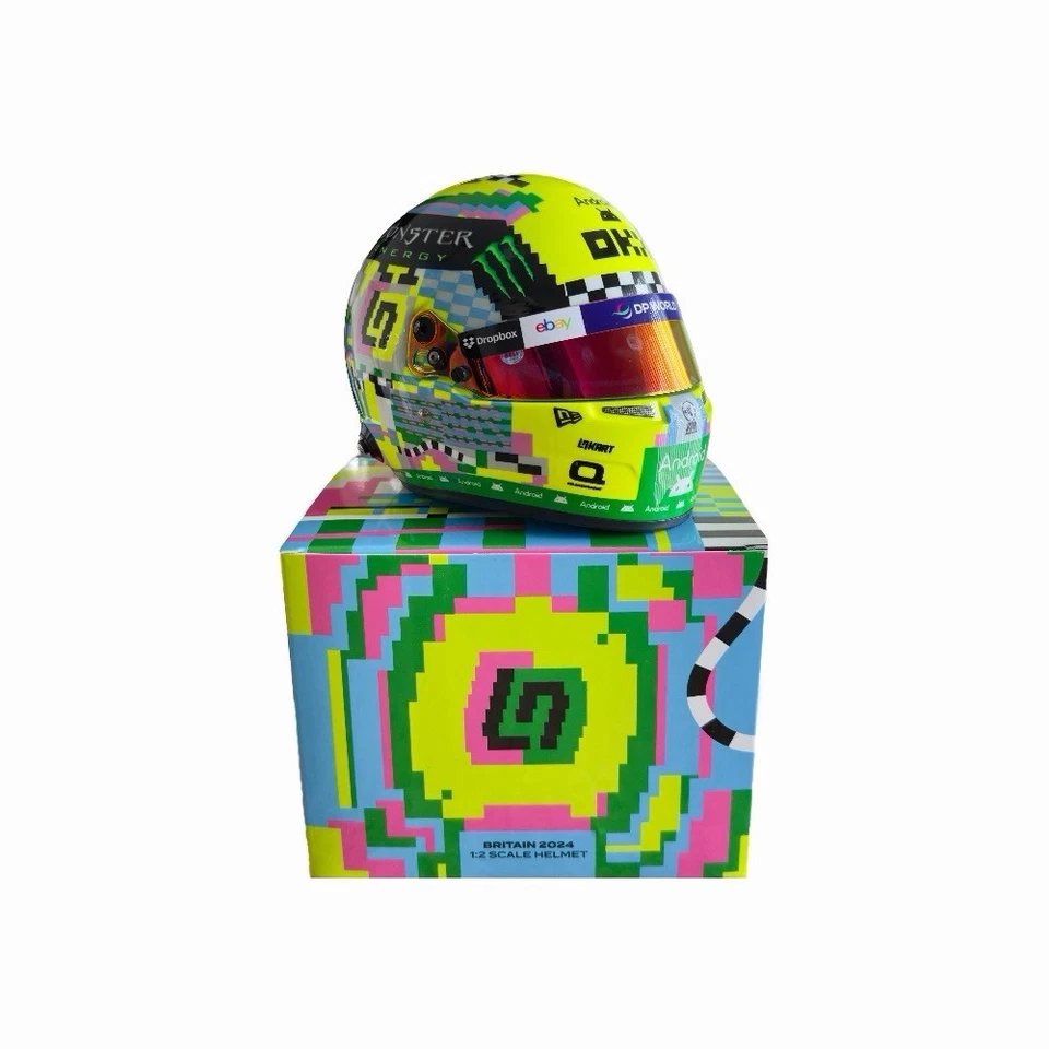 Lando Norris 2024 British GP 1:2 Scale Mini Helmet (Silverstone) - Image 1 of 1