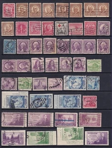 ESTATE REMNANTS USED ISSUES FROM 1930-39 US #683/857 CV$36.25 - Picture 1 of 3