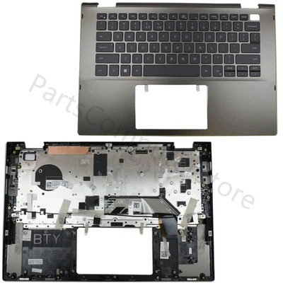 Novo Dell Inspiron 14 7405 2 em 1 14" teclado apoio para as mãos com iluminação traseira marrom MKCVW EUA - Imagem 1 de 4