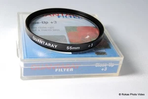 Used Quantaray 55mm +3 Close Up Filter macro - Picture 1 of 1