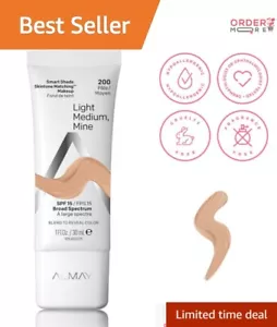Oil-Free Hypoallergenic Foundation with SPF 15 - Instant Skin Tone Match, 1 Oz - Picture 1 of 12