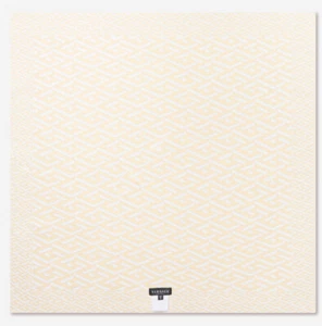 NEW Young Versace Boy/girl Newborn Blanket White Logo Print Great Gift $378 - Picture 1 of 5