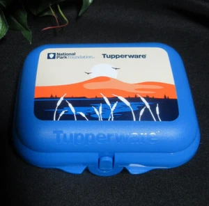 Tupperware NEU Austern verpackbar blau Nationalpark Serie Wüste selten - Bild 1 von 3