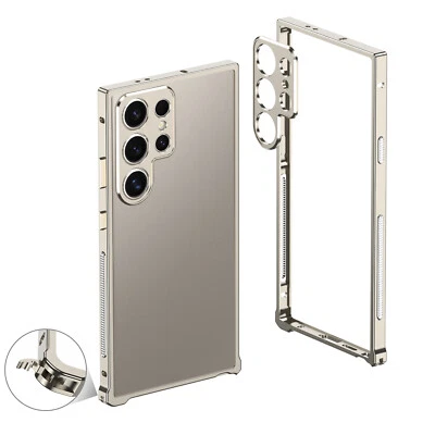 For Samsung Galaxy S25 Ultra/S23Ultra/S24Ultra Shockproof Metal Slim Bumper Case - Image 1 of 4