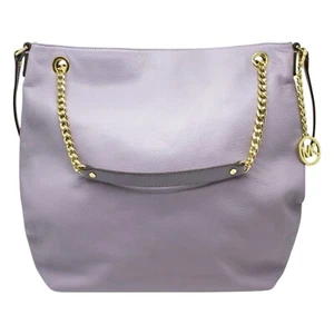 Neu mit Etikett Michael Kors lila gold Jet Set Kettengriff Schulterriemen große Handtasche Tasche - Bild 1 von 8