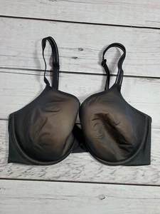 Ladies Victoria Secret Black Lined Perfect Coverage Underwired Bra size 34DD T8 - Picture 1 of 8