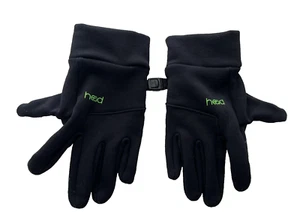 HEAD SENSATEC BLACK STRETCH WINTER GLOVES GIRLS BOY'S YOUTH CHILD MEDIUM 8 10 - Picture 1 of 3