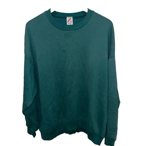 Jerzees Sweatshirt Mens 3X 3XL Green Vintage Blank Made in USA - Picture 1 of 11