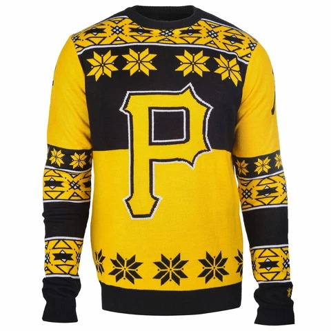 Pittsburgh Pirates Team Big Logo Ugly Sweater Cover
