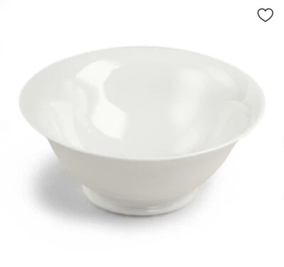 Tazón Apilco clásico blanco porcelana tulipán tazón ensalada 9" ¡COMO NUEVO! Foto 1 de 4