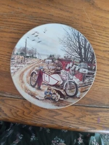 1990 Targa di Natale Harley-Davidson ""Consegna rurale"" circa 1915 6461 di 8500" - Foto 1 di 2