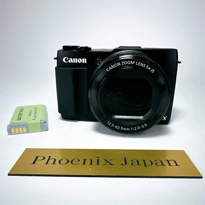 CANON PowerShot G1X Mark II Compact Digital Camera With battery - Image 1 of 4