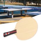 Long Handle Pure Wood Table Tennis Racket Blade for Greater Control and Power