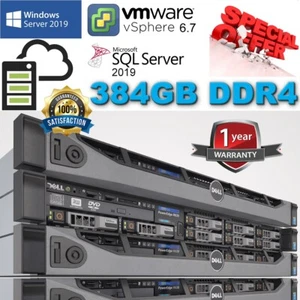 Dell PowerEdge R630 2x E5-2690v3 2.60Ghz 12Core 384GB DDR4 480GB SSD H330 Mini - Picture 1 of 4