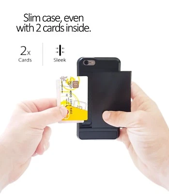 iPhone Card Slider Case Card Holder Cover for Smartphones  - Image 1 of 4