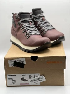 Merrell Alpine Hiker Lace Up Hiking Boots, Burgundy Womens Size 6.5 US NIB - Picture 1 of 12