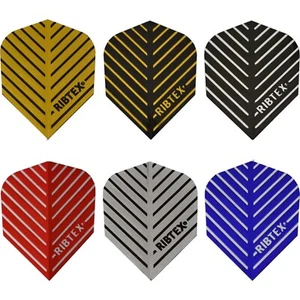 5 SÄTZE HARROWS RIBTEX STRONG DART FLIGHTS 6 FARBEN - Bild 1 von 7