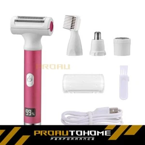 Electric Shaver For Women Rechargeable Bikini Razor Lady Hair Remover Painless - Picture 1 of 10