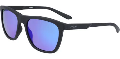 Dragon Alliance Wilder LL Ion Men's Upcycled Matte Black Square Sunglasses - 003 - Image 1 of 3