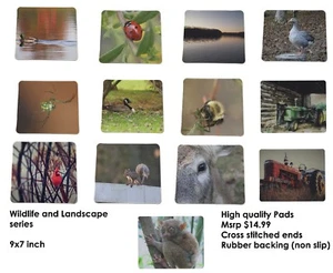 Wildlife Nature series Majestic USA Gaming Mouse Mat Pad Rectangle Mouse pad NS - Picture 1 of 29