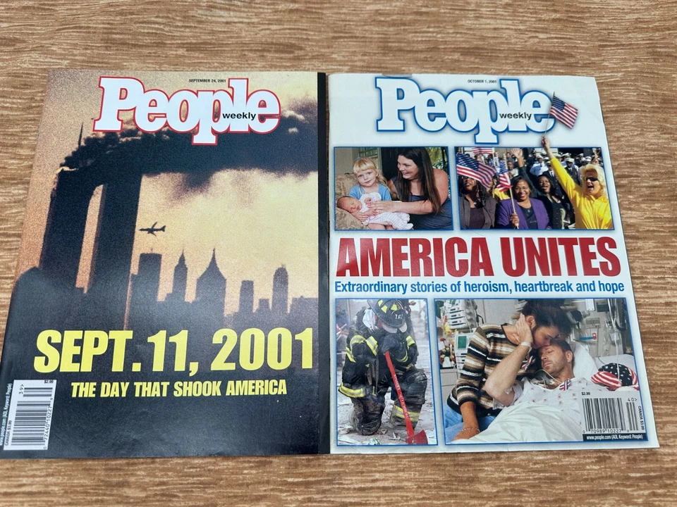 Vtg 2001 People Weekly Magazine 911 September 11 The Day That Shook America