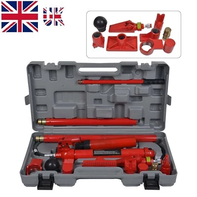 Hydraulic Power Car Van Jack Body Porta Frame Repair Kit Auto Car Tool 10t ton