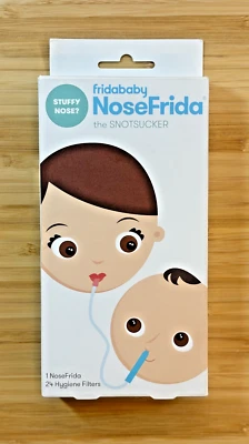 Aspirador nasal Frida Baby NoseFrida SnotSucker 24 filtros higiénicos Foto 1 de 4