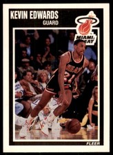 1989-90 Fleer Kevin Edwards Basketball Cards #81