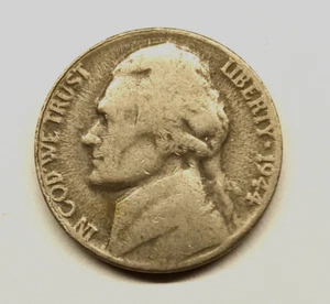 1944 No Mintmark Henning Jefferson Nickel No Looped R - Picture 1 of 4
