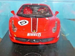 Ferrari 458 Challenge 2010 Racing Red/Black & Red trim Decals Bburago 1:24th Sc - Picture 1 of 3