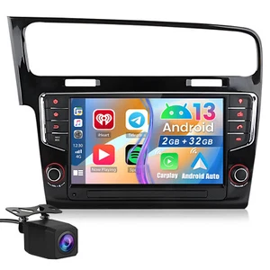 32GB DAB+Android 13 Autoradio GPS CarPlay WIFI SWC 4-Kern für VW GOLF VII/7 Navi - Bild 1 von 12