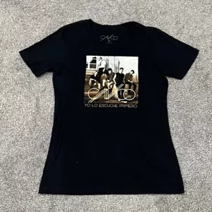 T-Shirt CNCO Donna Medium Black Boy Band Musica Donna IO LO ASCOLTO PER PRIMO - Foto 1 di 24