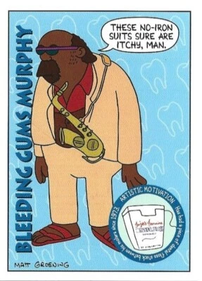1994 SKYBOX THE SIMPSONS BLEEDING GUMS MURPHY #S10 BONGO TRADING CARD - Image 1 of 4