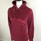 HOLLISTER Graphic Pullover Maroon Hooded Sweatshirt Hoodie Girl's Size Large