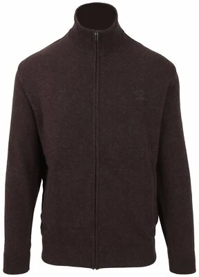 PAUL & SHARK YACHTING Men's Zip Cardigan Size 2XL 100% Wool Brown - Image 1 of 4