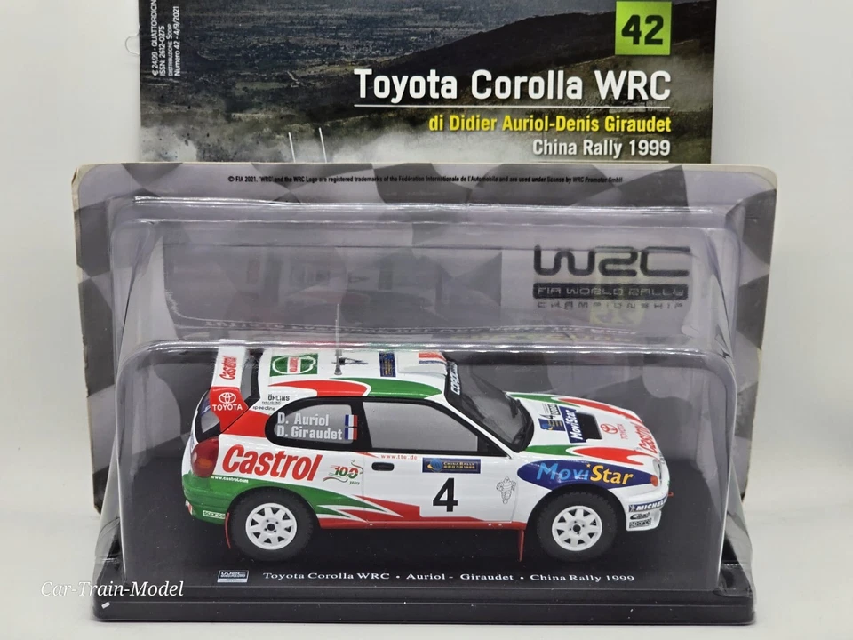 Toyota Corolla WRC - China Rally 1999 - WRC Collection 1:24 - Immagine 1 di 1