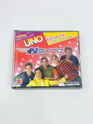 2000 Mattel UNO Nsync Card Game &Exclusive CD Justin Timberlake Cards Sealed ✅📸 - Image 1 of 4