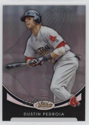 2010 Topps Finest Refractor /599 Dustin Pedroia #72 - Image 1 of 2