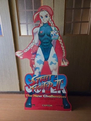 Super Street Fighter II Cammy Life-Size Panel Store Display POP - Image 1 of 4